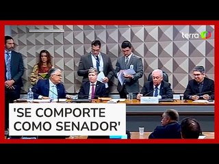 CPMI do 8 de janeiro: Otto Alencar 'dá bronca' em Marcos do Val: 'Aqui não é delegacia'