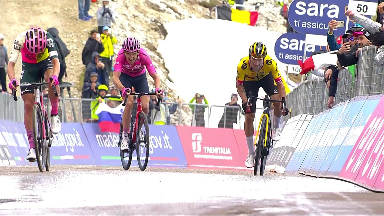 Tour d'Italie 2023 - La 19e étape et l'étape reine pour Santiago Buitrago ! Primoz Roglic et Geraint Thomas ont lâché Joao Almeida !