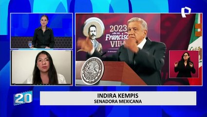 Download Video: Indira Kempis, senadora mexicana: “AMLO ha hecho afirmaciones violentas hacia la presidenta Dina Boluarte”