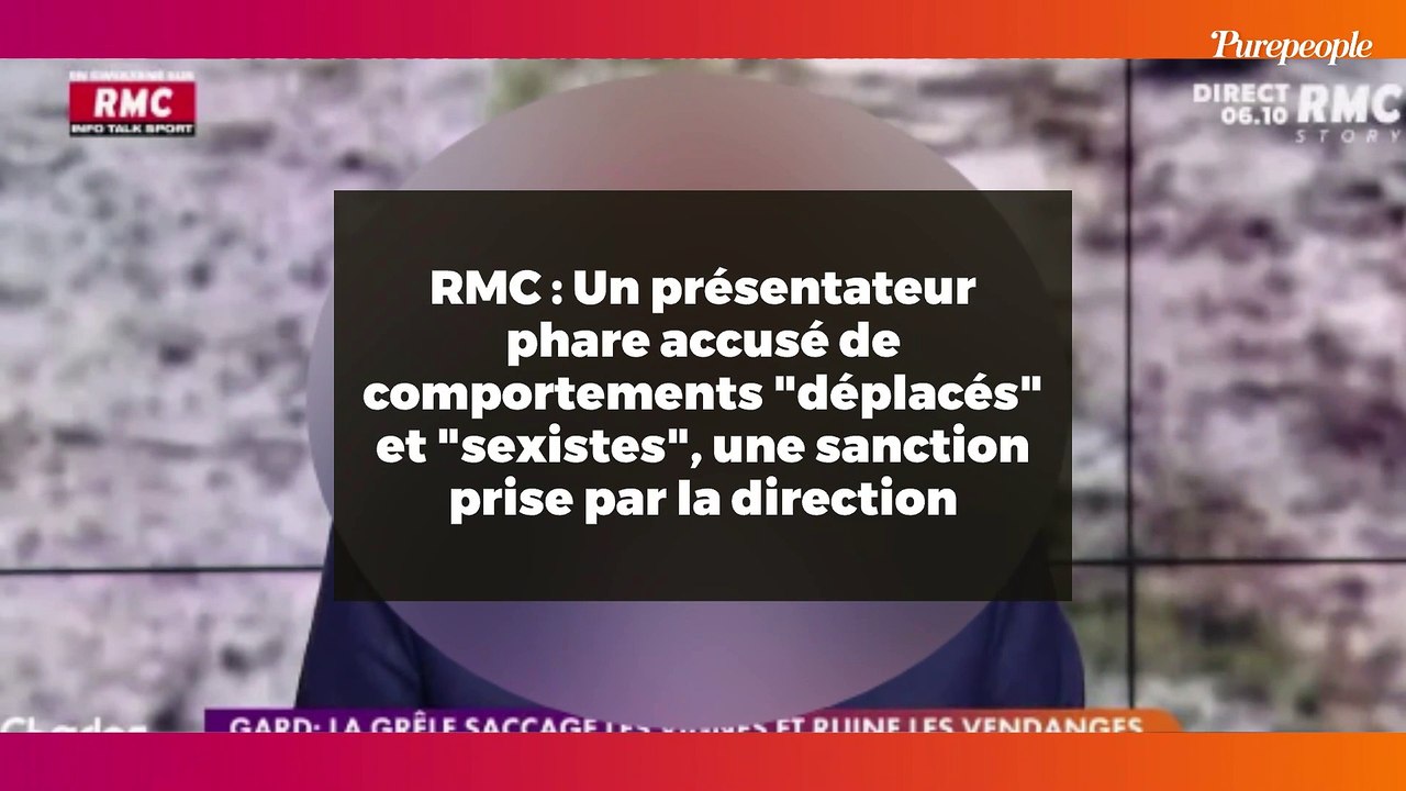 RMC : Un présentateur phare accusé de comportements "déplacés" et "sexistes", une sanction prise par la direction