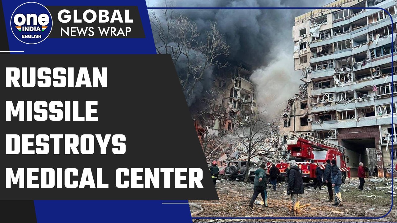 Russian missiles destroy medical facility says Ukrainian President Zelenskyy | Oneindia News