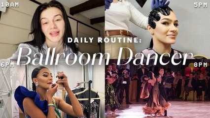 A Ballroom Dancer's Entire Routine, from Waking Up to the Dance Floor