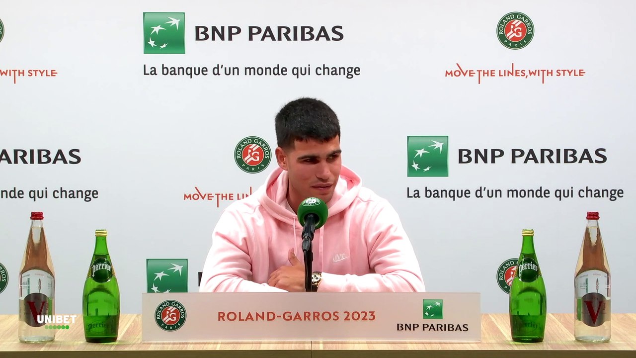 Roland-Garros 2023 - Carlos Alcaraz : "I don't know if I'm stronger or weaker than Rafael Nadal at the same age... that's not the question actually !"