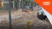 Jalan di bandar utama Sepanyol dilanda banjir kilat