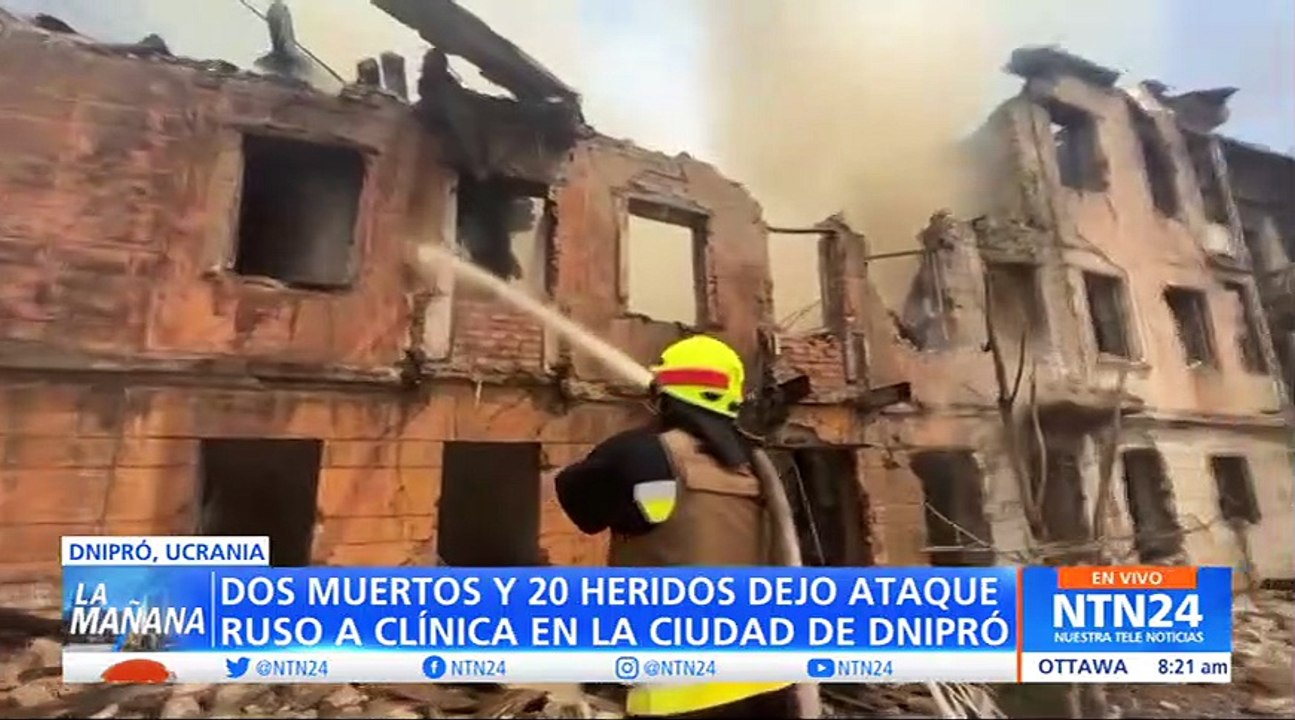 Bombardeo perpetrado por tropas rusas contra un hospital en Ucrania deja dos muertos y veinte heridos