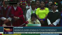 FTS 12:30 26-05: Ecuador indigenous leader Leonidas Iza to run for presidency