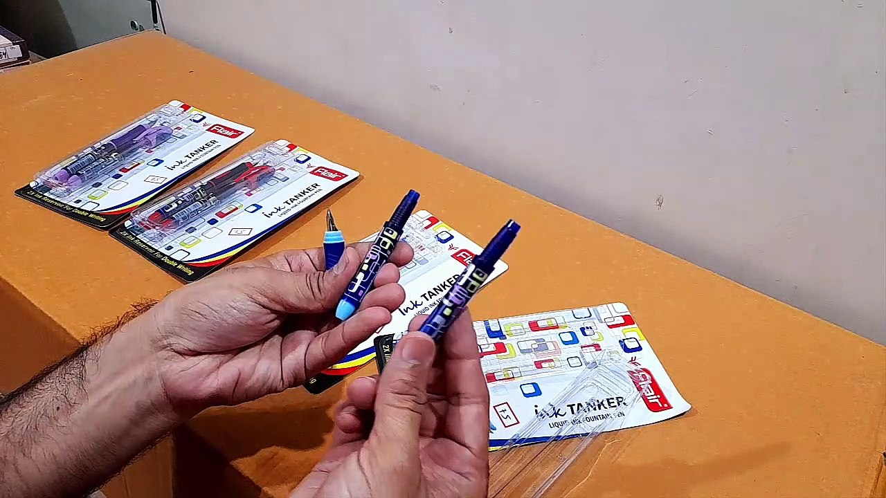 Unboxing and Review of FLAIR Ink Tanker Liquid Ink Fountain Pen for gifting