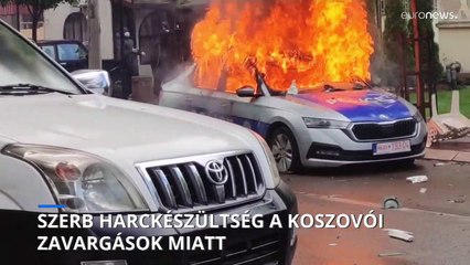 Harckészültségbe helyezték a szerb hadsereget a koszovói zavargások miatt