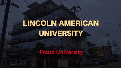 Lincoln American University is a fake university