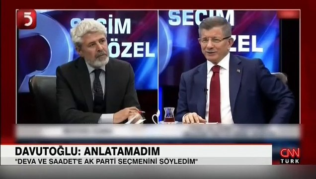 Ahmet Davutoğlu: İttifak içi ittifak istedim ama anlatamadım