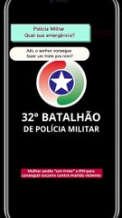 Mulher pediu “um frete” a PM para conseguir socorro contra marido violento