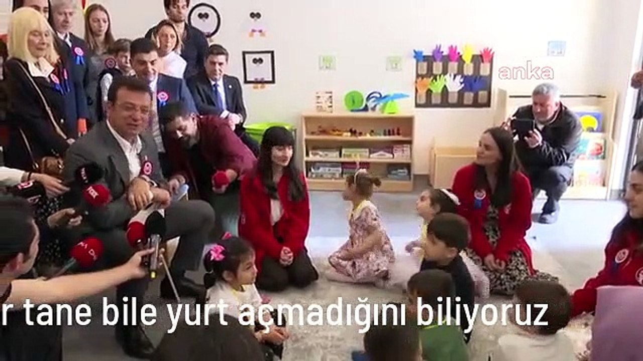 İmamoğlu: İBB'nin geçmişte bir tane bile yurt açmadığını biliyoruz