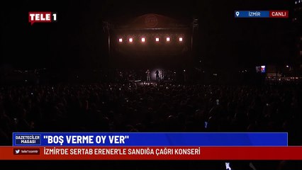 Sertap Erener İzmir’de sahne kalp işareti yaptı: Pazar günü hep birlikte kenetleneceğiz!