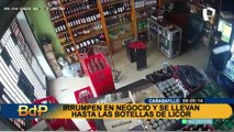 Delincuentes armados roban licorería en Carabayllo