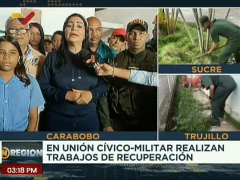 En unión cívico-militar realizan recuperación de la U.E. Dr. Enrique Tejera en el estado Carabobo