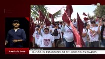 Jalisco, el Estado de los seis homicidios diarios: Isaack de Loza