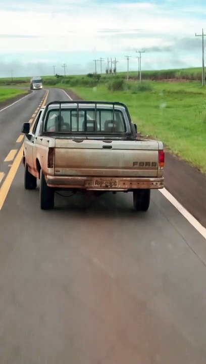 Pickup Looks Like It's Driving Sideways