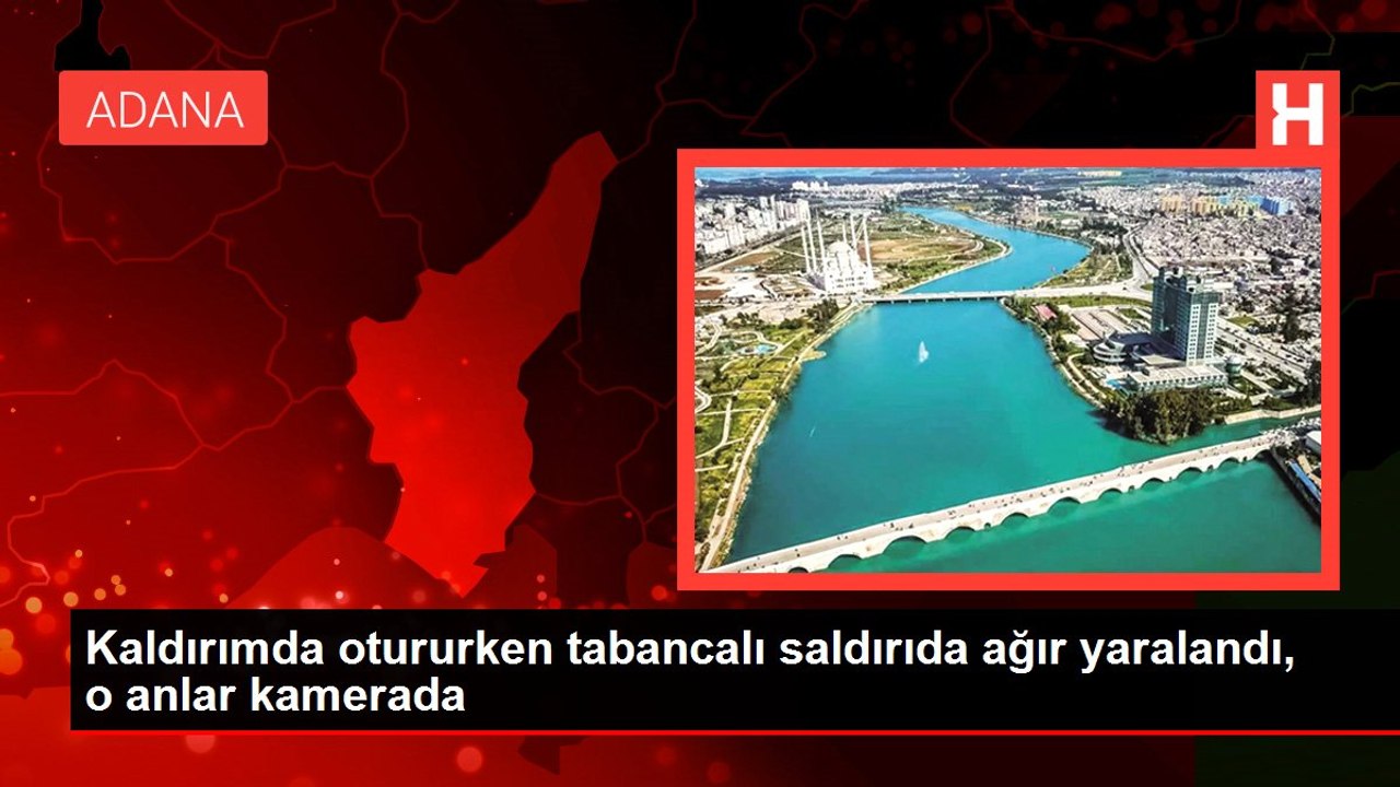 Kaldırımda otururken tabancalı saldırıda ağır yaralandı, o anlar kamerada