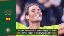Alcaraz open to Olympic doubles with Nadal at Paris 2024