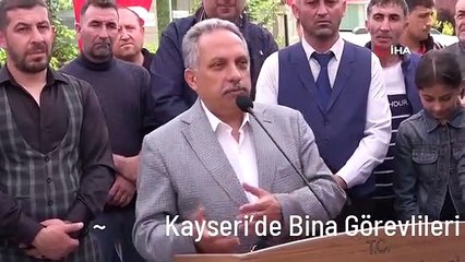 Kayseri'de Bina Görevlileri Derneği Kuruldu