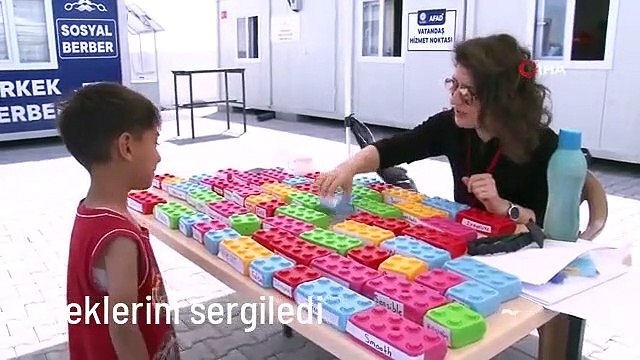 Depremzede çocuklar yeteneklerini sergiledi