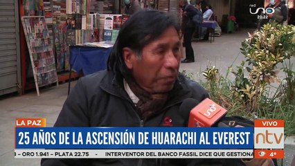 Un día como hoy hace 25 años, Bernardo Guarachi, llegó a la cima del gigante Everest