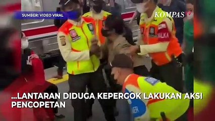 Viral Copet Diciduk Petugas di Stasiun Tanah Abang, Terancam Hukuman 5 Tahun Penjara