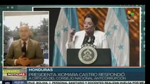 Honduras: Presidenta Xiomara Castro responde a críticas del Consejo Anticorrupción