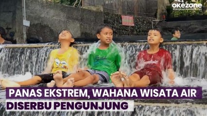 Tải video: Panas Ekstrem, Pengunjung Serbu Wahana Wisata Air di Boyolali