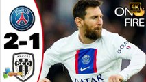 Lionel Messi Crazy Assist | PSG vs Angers 2-1  | 4k uhd video  2023