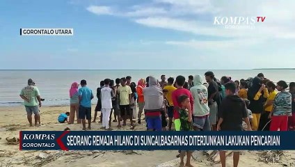 Seorang Remaja Hilang di Sungai, Basarnas Diterjunkan Lakukan Pencarian