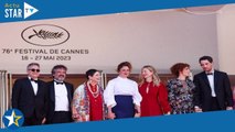 Isabella Rossellini : couleurs vives et perles à gogo, elle charme le tapis rouge de Cannes
