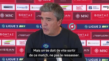 37e j. - Guion : "On se doit de vite sortir de ce match, ne pas le ressasser"
