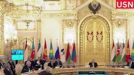 Armenian and Azerbaijani Leaders Spar in Front of Putinvideo