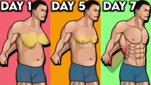 7 Min 7 Day 7 Beginner Exercises For Chest Fat (LOSE MAN BOOBS!)