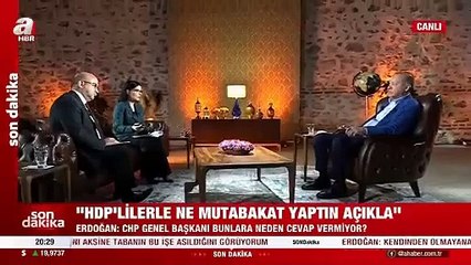 Erdoğan canlı yayında uyudu
