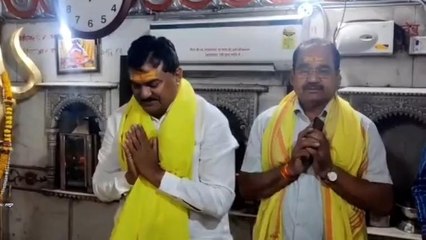 आगर: कैबिनेट मंत्री पहुंचे नलखेड़ा, बगलामुखी माता मंदिर में किए दर्शन पूजन