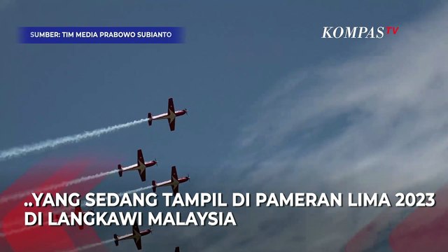 Tim Aerobatic TNI AU Tampil Memukau di Malaysia, Prabowo Beri Apresiasi