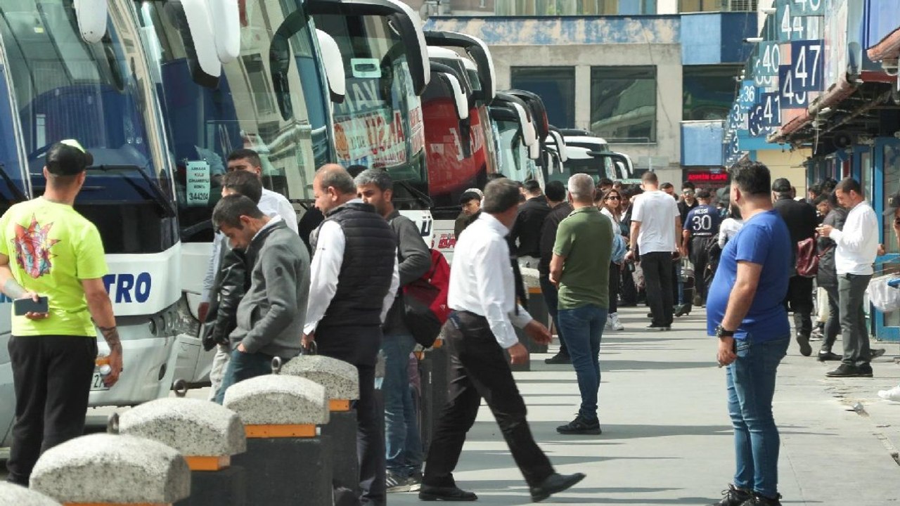 İstanbul’da otogarda 2’nci tur hareketliliği