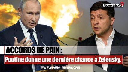 Poutine fixe ses conditions pour un processus de paix avec Zelensky.