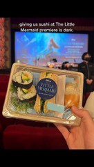"Ariel se quedó sin amigos": Joven en shock por el menú de un avant premiere de 'La Sirenita'