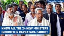 Karnataka Cabinet expansion: CM Siddaramaiah inducts 24 ministers in Bengaluru | Oneindia News