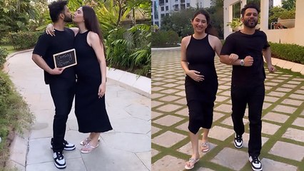 Download Video: Disha Parmar Rahul Vaidya Pregnancy Announcement Photoshoot BTS VIDEO VIRAL, Kiss करते... | Boldsky