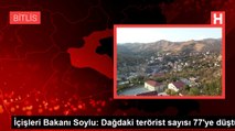 İçişleri Bakanı Soylu: Dağdaki terörist sayısı 77'ye düştü