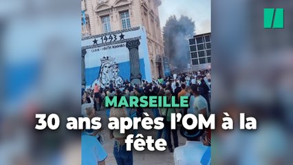 Download Video: Marseille s'embrase pour les 30 ans du sacre de l'OM