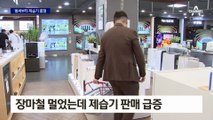 지난해 폭우 트라우마…장마철 멀었는데 제습기·장화 불티