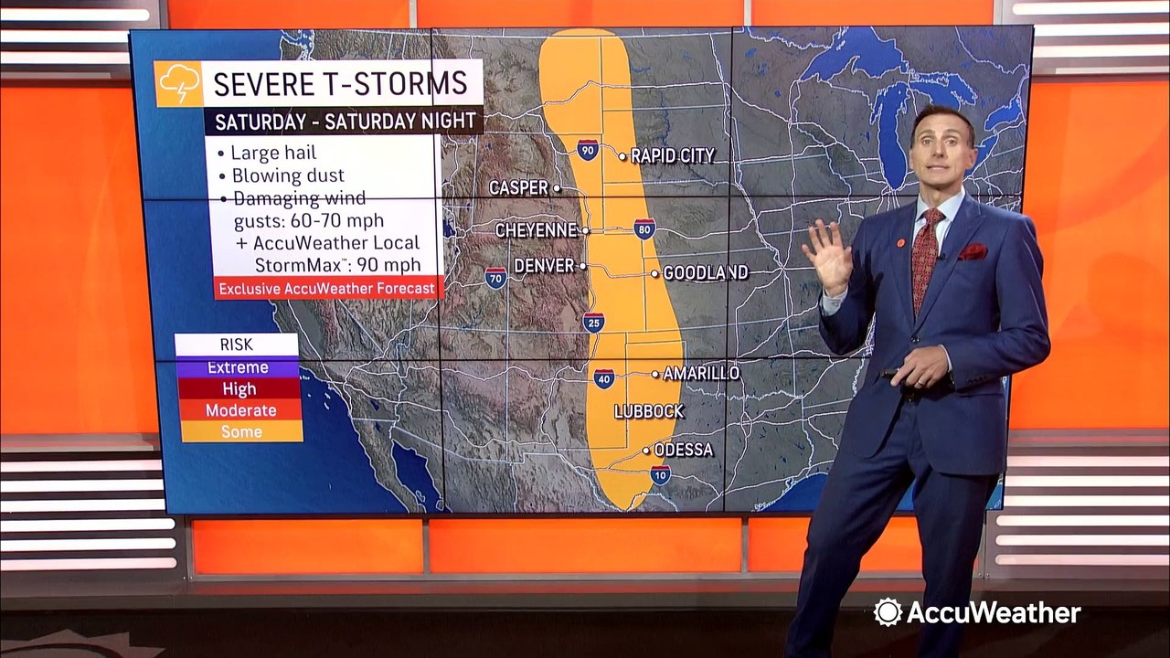 Severe thunderstorms could disrupt holiday weekend plans