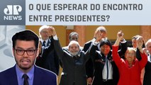 Lula se reunirá com líderes sul-americanos no Palácio do Planalto; Kobayashi projeta