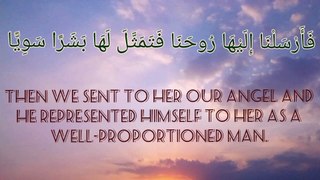 jesus birth story in Quran
