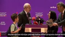 Kılıçdaroğlu'nun kürsüye çıkardığı kadının sözleri programa damga vurdu